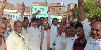 भाजपा प्रत्याशी बीडी राम ने जनसंपर्क कर मांगा समर्थन