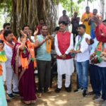 संजय सेठ कर रहे क्षेत्र भ्रमण, प्रधानमंत्री की उपलब्धियों को गिनवा कर जनता से कर रहे वोट की अपील