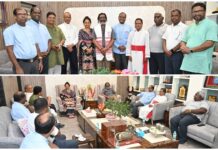 रांची के नए आर्चबिशप विन्सेंट आईंद ने मुख्यमंत्री श्री हेमन्त सोरेन से शिष्टाचार भेंट