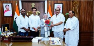 राज्यपाल से मिले लोजपा प्रदेश अध्यक्ष वीरेंद्र प्रधान