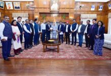 माननीय राज्यपाल से शिष्टाचार मुलाकात