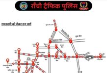 रामनवमी में राजधानी के ट्रैफिक में किया गया बदलाव