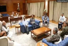 पीएम मोदी की सेना प्रमुखों के साथ बैठक: देश की सुरक्षा को लेकर चर्चा