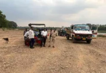 सरायकेला में बालू माफियाओं पर कार्रवाई: चांडिल में 6 वाहन जब्त, खनन विभाग का छापा