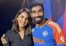 संजना ने उड़ाया बुमराह का मज़ाक