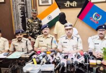 रांची पुलिस ने खरसीदाग से एक शातिर को हथियार के संग गिरफ्तार किया