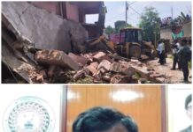 पुराने स्कूल में गिरे छत की वजह से एक की मौत, उपयुक्त ने मुआवजे का दिया निर्देश