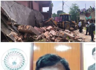 पुराने स्कूल में गिरे छत की वजह से एक की मौत, उपयुक्त ने मुआवजे का दिया निर्देश