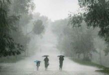 झारखंड में 15 जुलाई तक वज्रपात एवं बारिश का येलो अलर्ट