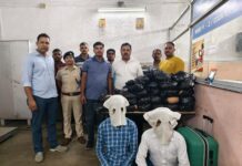 हटिया रेलवे स्टेशन पर आरपीएफ ने 25 ग्राम अवैध गांजा किया बरामद, दो गिरफ्तार