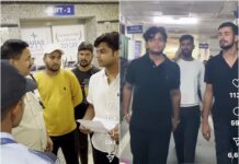 मंत्री के बेटे का अस्पताल निरीक्षण, वीडियो सोशल मीडिया पर वायरल