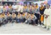 झारखंड की हॉकी खिलाड़ियों का एयरपोर्ट में किया शानदार स्वागत