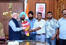 स्वास्थ्य मंत्री ने DGP को दिया सख्त हिदायत, राज्यपाल से मिले SI