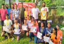 राष्ट्रीय खेल दिवस पर गिरिडीह में किया गया मिनी मैराथन का आयोजन