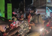 दुर्गा पूजा में रांची में रातभर SSP कर रहे निरीक्षण