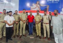 दुर्गा पूजा में रांची SSP का कड़ा सुरक्षा निरीक्षण