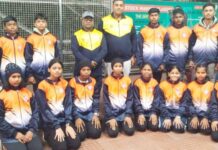 नेशनल थ्रोबॉल चैंपियनशिप के लिए झारखंड की जूनियर टीम हुई महाराष्ट्र रवाना