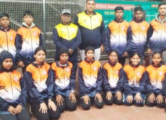 नेशनल थ्रोबॉल चैंपियनशिप के लिए झारखंड की जूनियर टीम हुई महाराष्ट्र रवाना