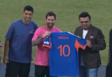 अरुण जेटली स्टेडियम में दिखा मेसी का जलवा