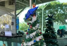 बिरसा मुंडा एयरपोर्ट पर क्रिसमस का उत्साह