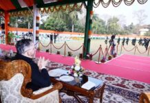 राज्यपाल की मौजूदगी में लोक भवन में बैंड डिस्प्ले की धूम