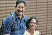 P.T. USHA के पति का निधन