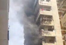 रांची के सेल सिटी में गैस सिलेंडर ब्लास्ट से लगी भीषण आग