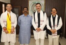 असम चुनाव को लेकर मुख्यमंत्री से असम के नेताओं की अहम मुलाकात