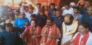 रामनवमी पर तपोवन मंदिर पहुंचे मुख्यमंत्री