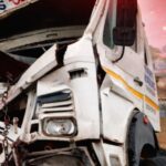 रांची के टाटीसिलवे में दर्दनाक सड़क हादसा, ट्रक व ट्रेलर का जोरदार टक्कर