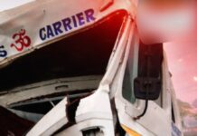 रांची के टाटीसिलवे में दर्दनाक सड़क हादसा, ट्रक व ट्रेलर का जोरदार टक्कर