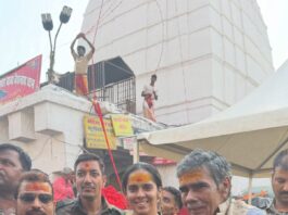 बाबा नगरी पहुंची प्रसिद्ध बैडमिंटन खिलाड़ी सानिया नेहवाल