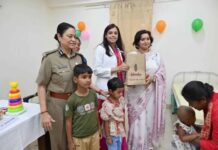 महिला पुलिसकर्मियों के हेल्थ चेकअप के लिए IPSOWA का हेल्थ कैंप