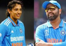 T20 में स्मृति मंधाना ने तोड़ा रोहित शर्मा का रिकॉर्ड