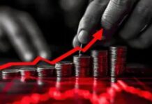 शेयर बाजार में सेंसेक्स 850 अंक से गिरा, एक दिन में 3 लाख करोड़ का बड़ा झटका