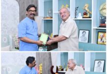 नवनियुक्त लोकायुक्त से मुख्यमंत्री की पहली मुलाकात