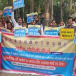 रांची के धुर्वा में OBC जनगणना कॉलम की मांग को लेकर प्रदर्शन