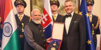 PM मोदी को ‘व्हाइट डबल क्रॉस’ सम्मान, स्लोवाकिया का सर्वोच्च राजकीय सम्मान