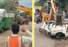 रांची में अतिक्रमण पर निगम का एक्शन