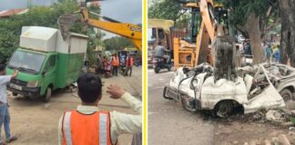 रांची में अतिक्रमण पर निगम का एक्शन