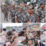 मिलाद-उल-नबी जुलूस को लेकर रांची अलर्ट, पुलिस ने निकाला फ्लैग मार्च