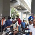 रांची में भाजपा का शक्ति प्रदर्शन, चक्का जाम की कोशिश, टायर जलाकर प्रदर्शन