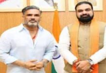 बिहार में सुनील शेट्टी की फिल्म की शूटिंग, मुख्यमंत्री से किया मुलाकात