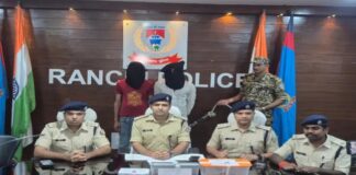 रांची में 15.70 लाख की सिगरेट चोरी, 2 आरोपी गिरफ्तार