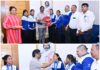 एशियन गेम्स की गोल्डन बेटियों से मिले CM हेमंत, मिठाई खिलाकर जताई खुशी